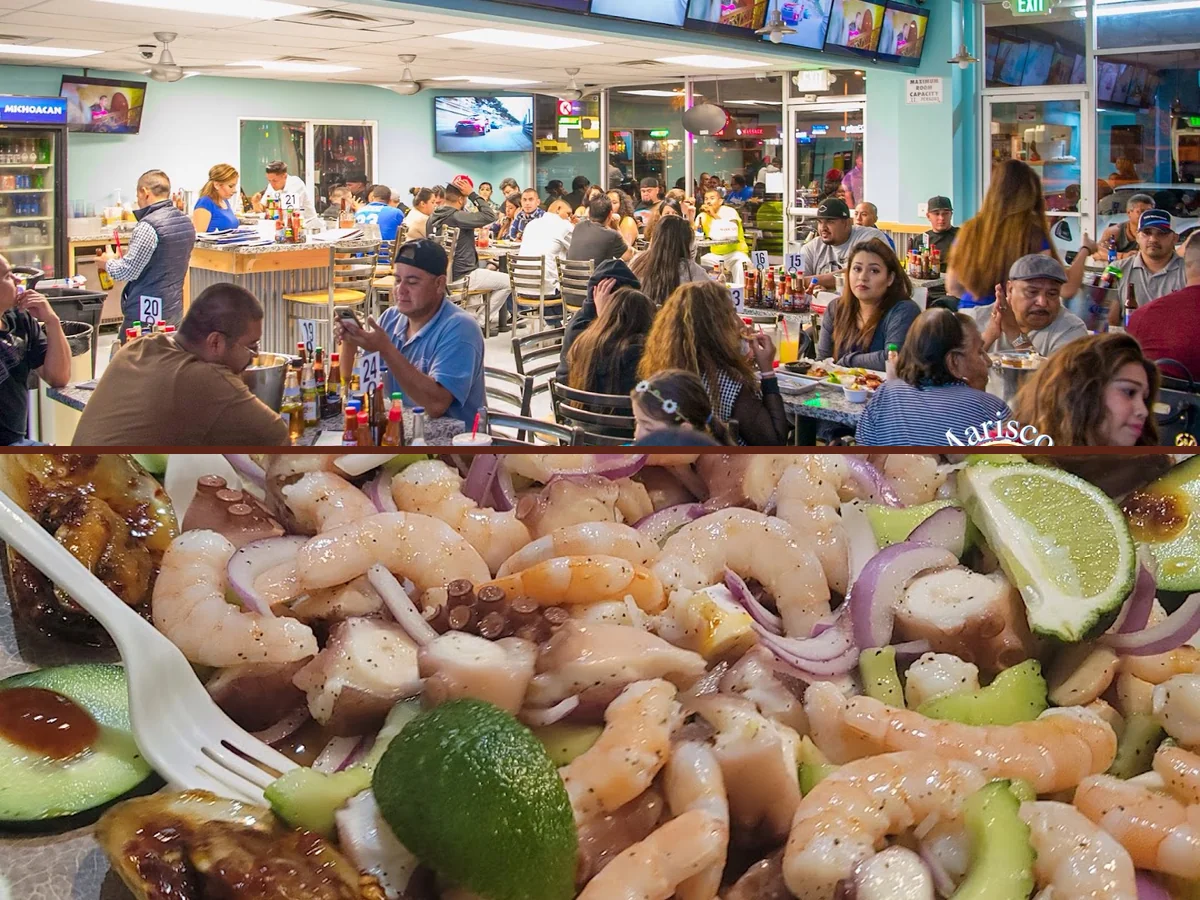Seafood, tacos, micheladas