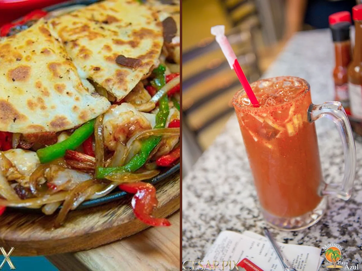 Seafood, tacos, micheladas