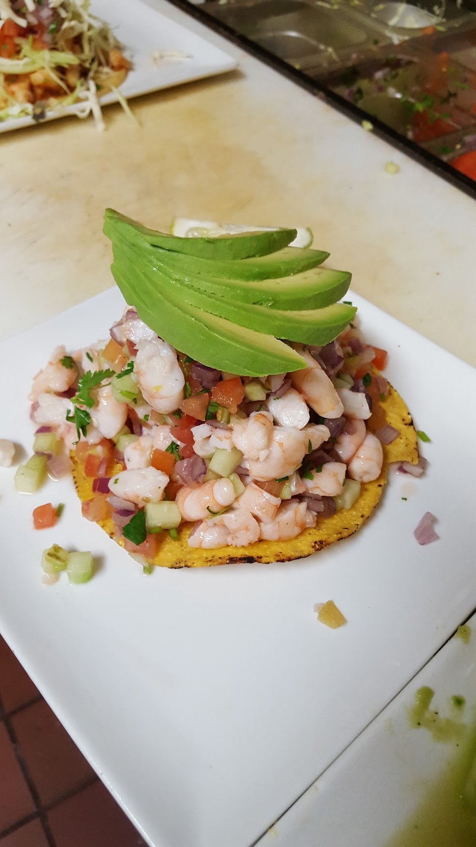 Tostada de Pescado